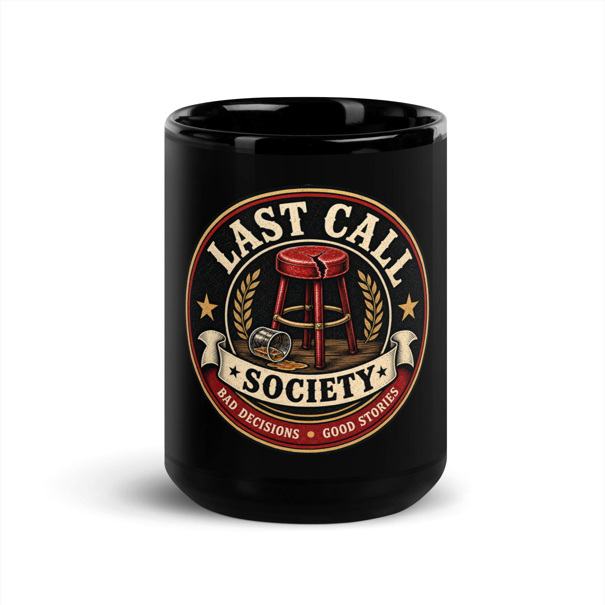 Last Call Society Black Coffee Mug - Image 6